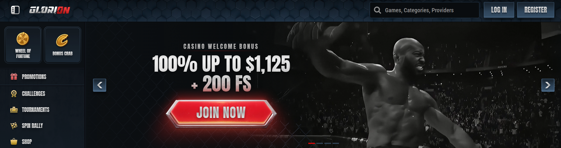 Glorion Casino screenshot